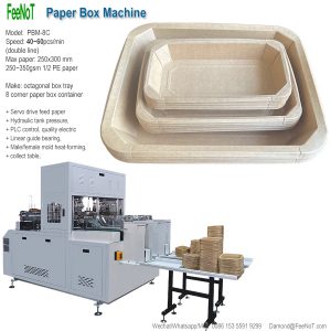 Food octagonal paper box making machine new tech hot