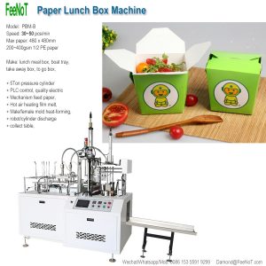 Take away paper box forming machine new tech