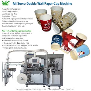 Vietnam paper cup machine 22oz ripple double wall new