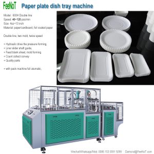 Square round paper dish machine 600h new tech