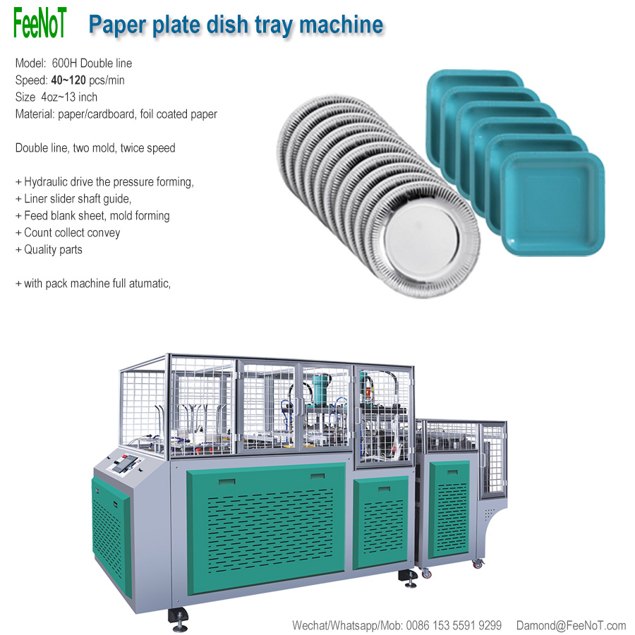Paper plate forming machine new tech hot sale